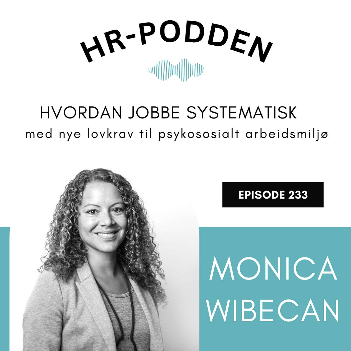 233: Hvordan jobbe systematisk med nye lovkrav til psykososialt arbeidsmiljø med Monica Wibecan