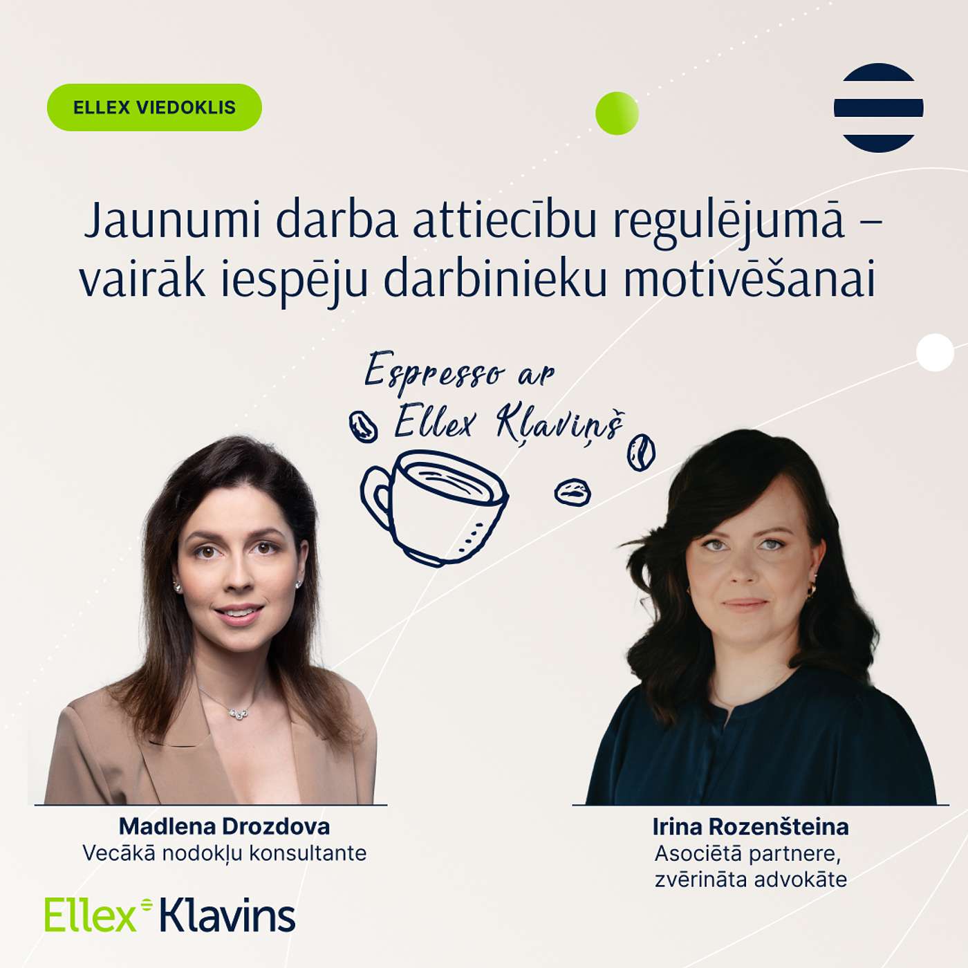 Espresso ar Ellex Klavins