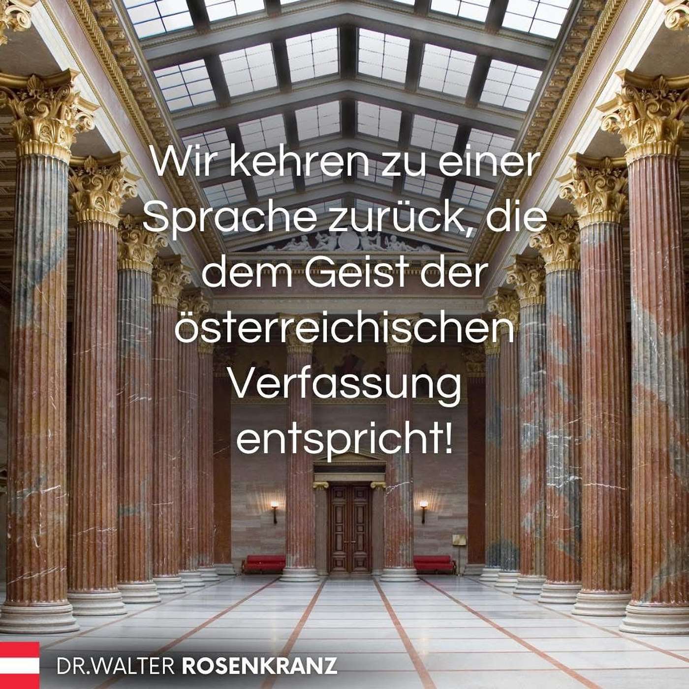 "Es hat sich ausgegendert im Hohen Haus!"