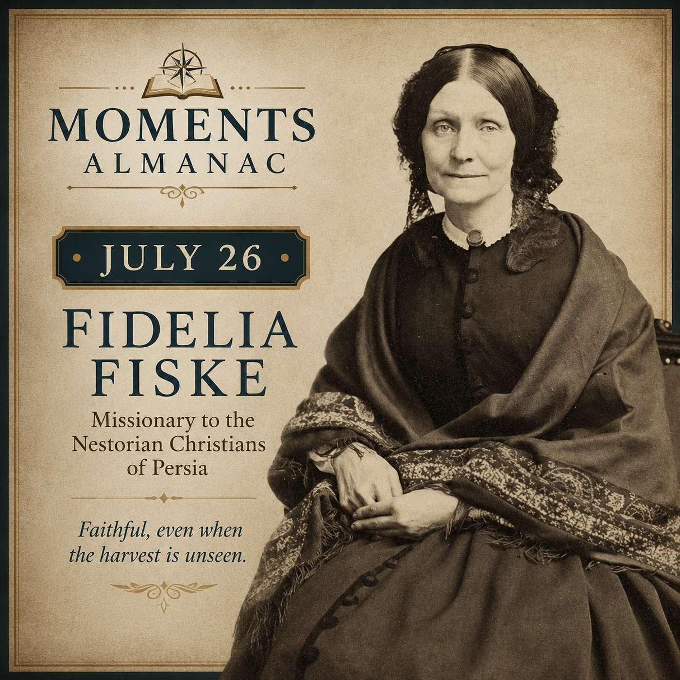 July 26 | Moments Almanac | Fiske