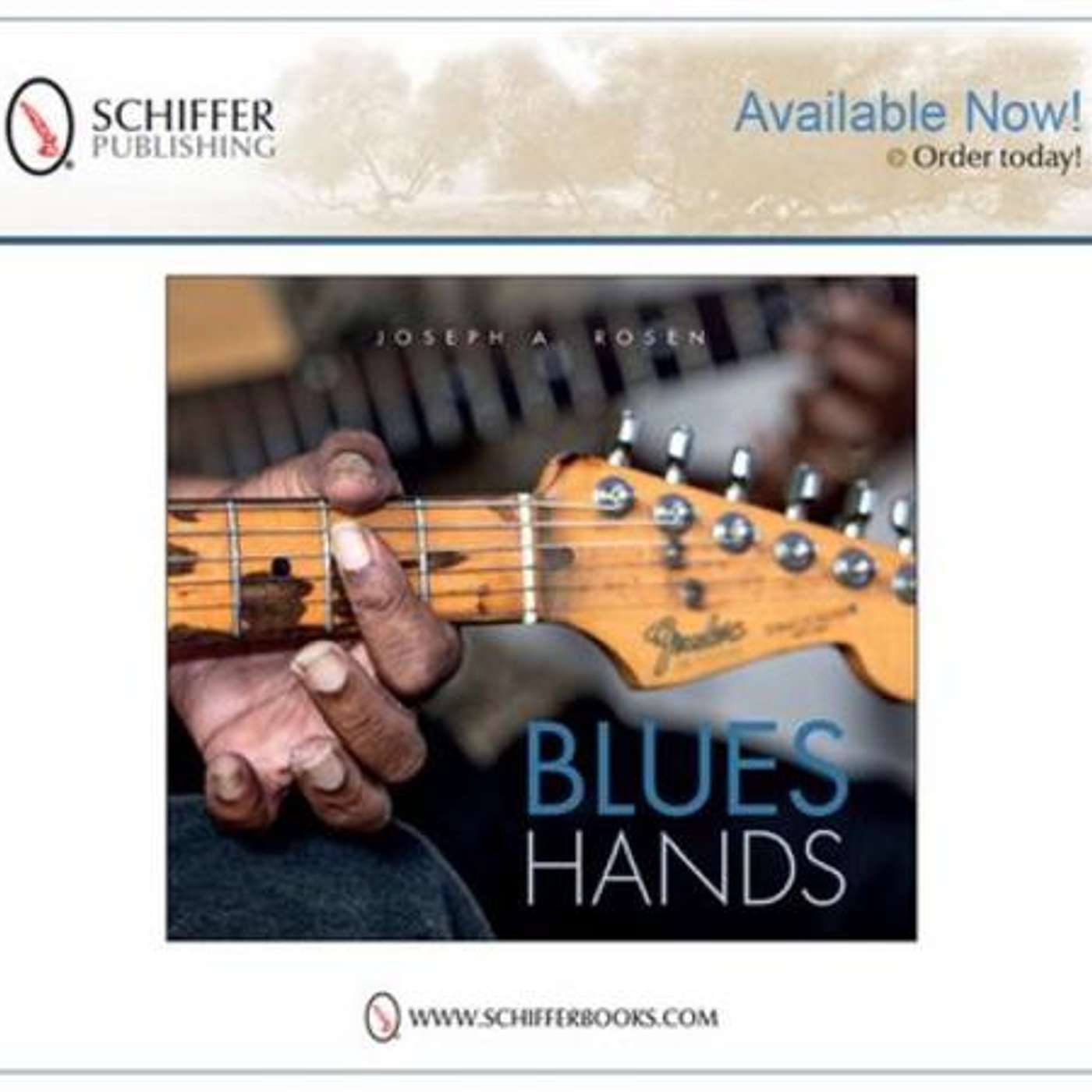 "Blues Hands" Photographer Joseph A. Rosen, guest on the Brown Posey Press Show! episode artwork