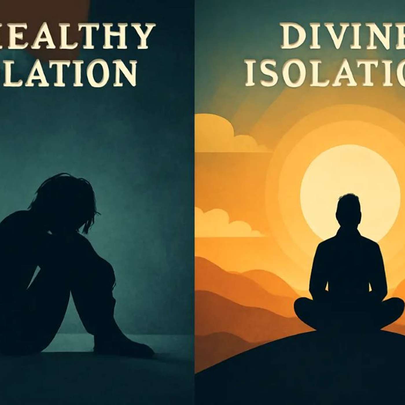 Unhealthy isolation vs. divine isolation; Knowing the difference