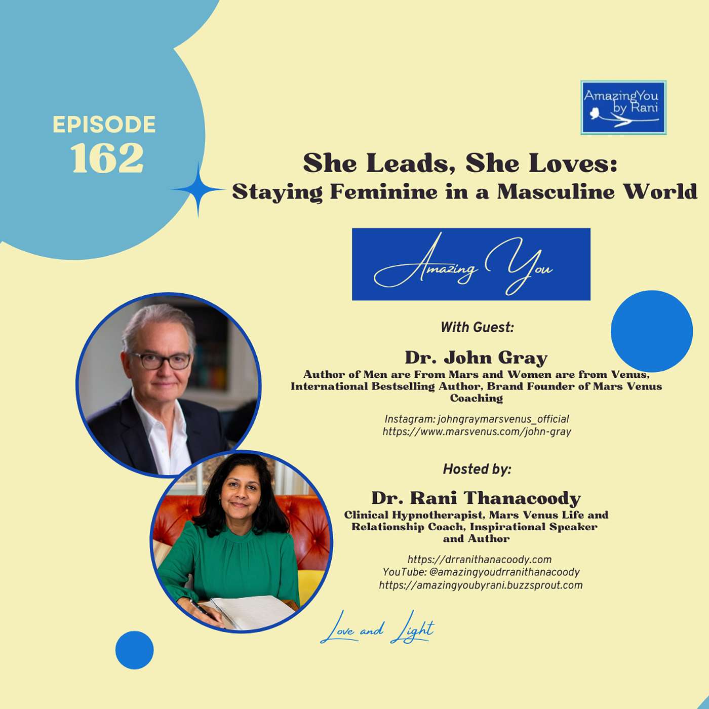 AmazingYou Podcast with Dr Rani Thanacoody