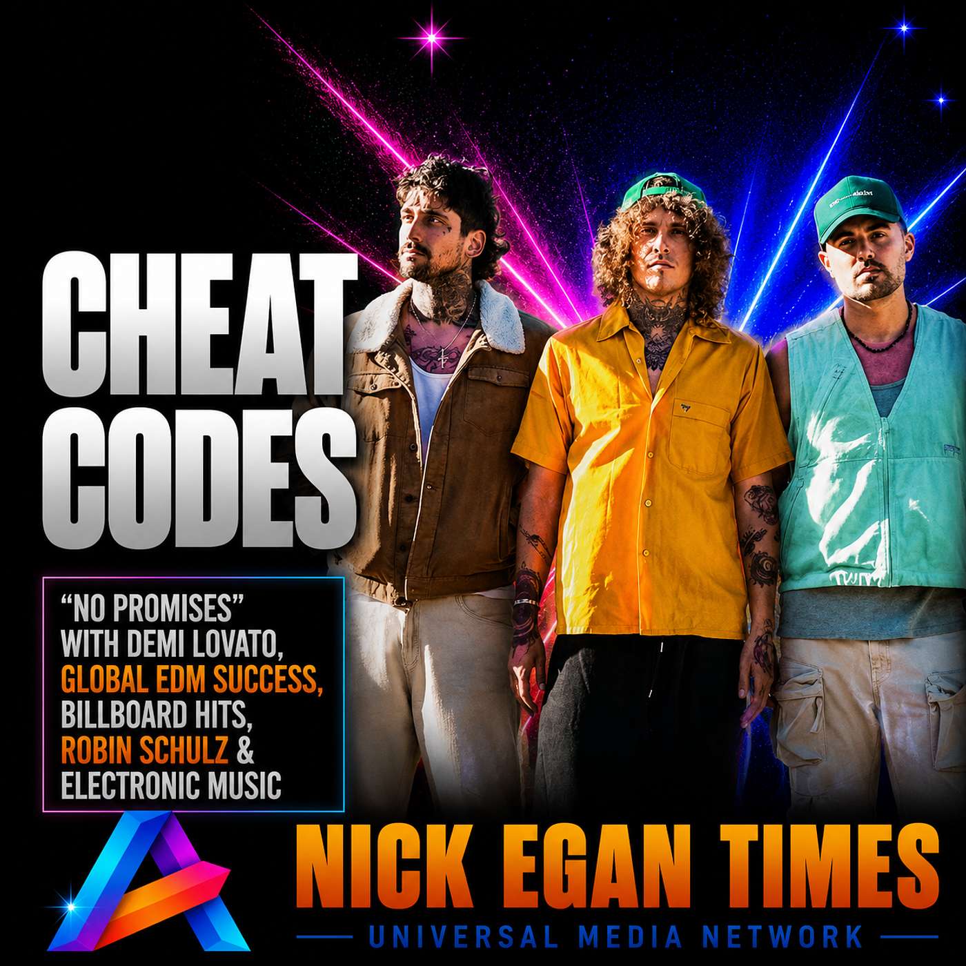 Cheat Codes No Promises with Demi Lovato, Global EDM Success, Billboard Hits, Robin Schulz & Electronic Music | Nick Egan Times episode artwork