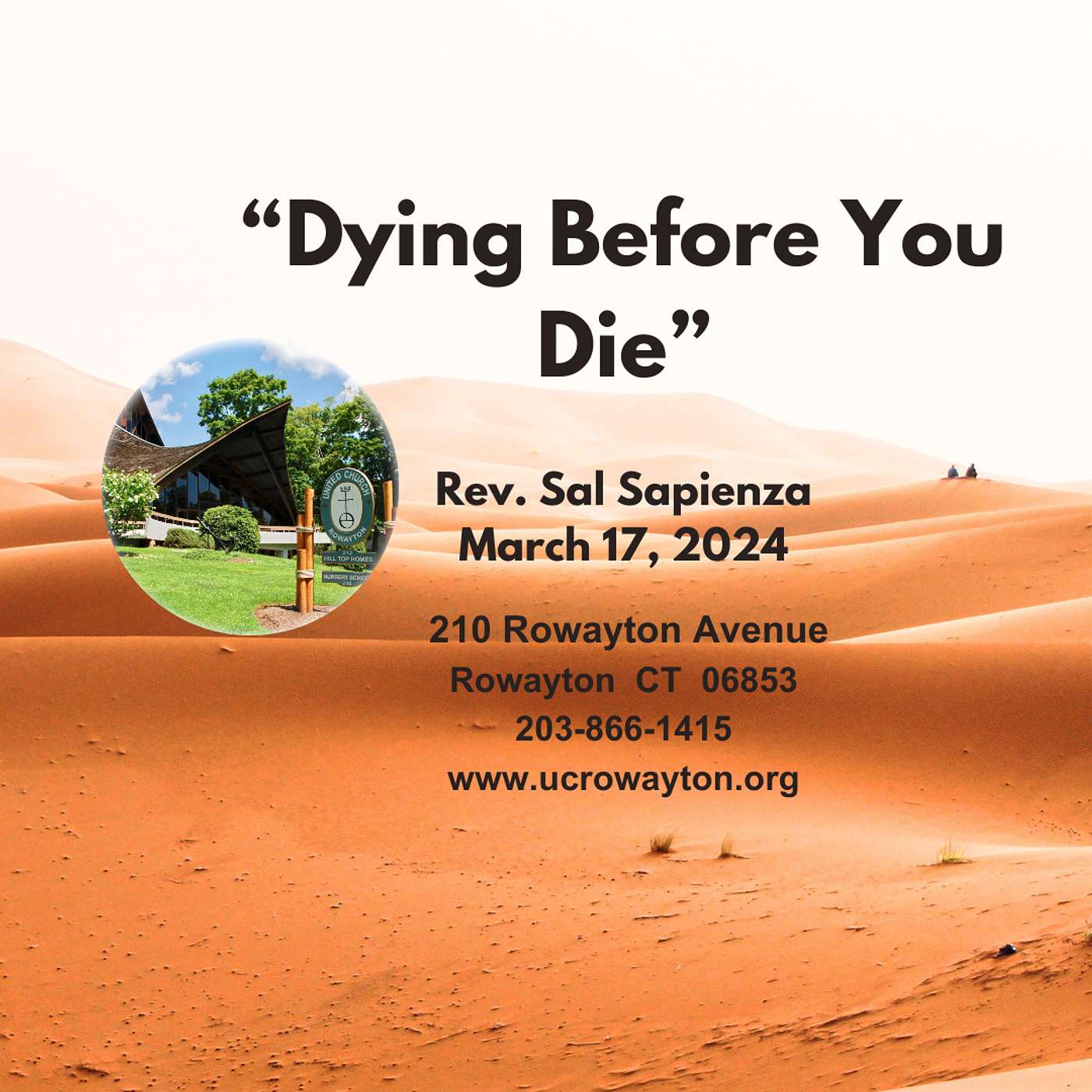 "Dying Before You Die" - March 17, 2024, Message episode artwork