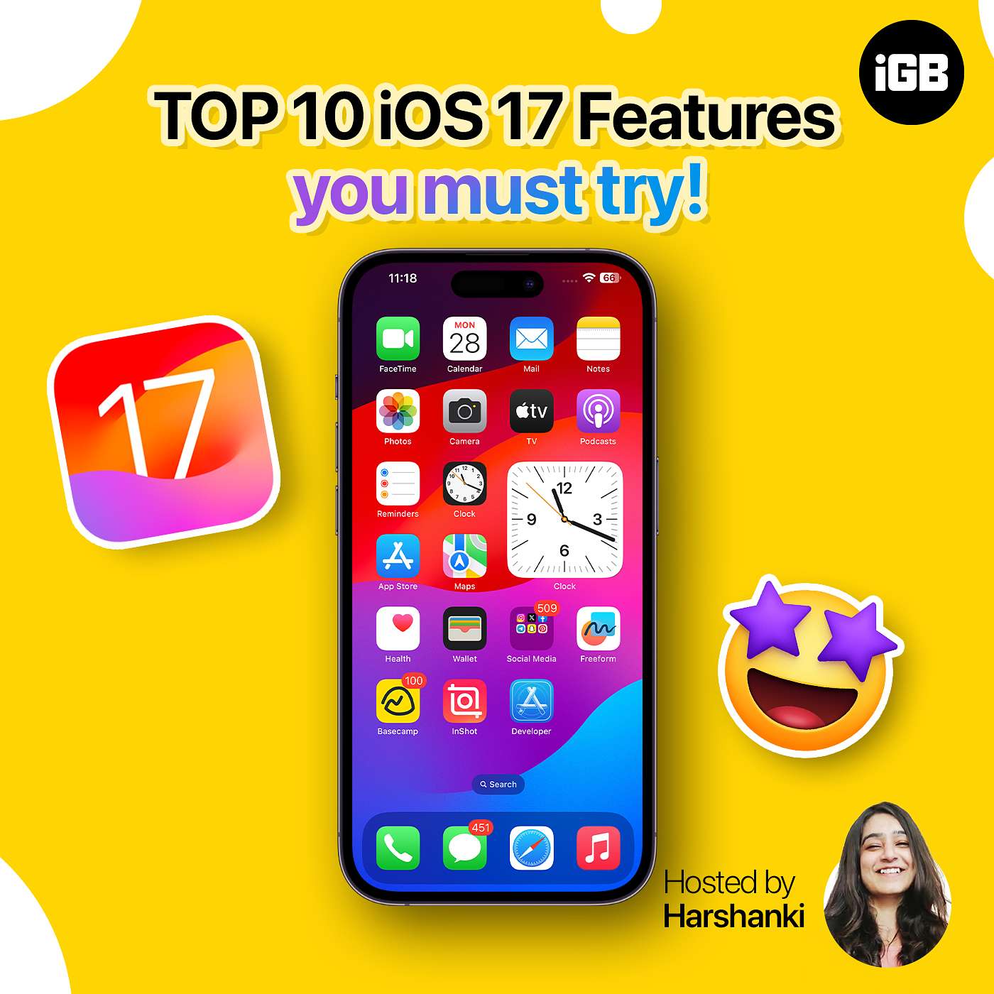 Top 10 iOS 17 features you MUST try!🔥