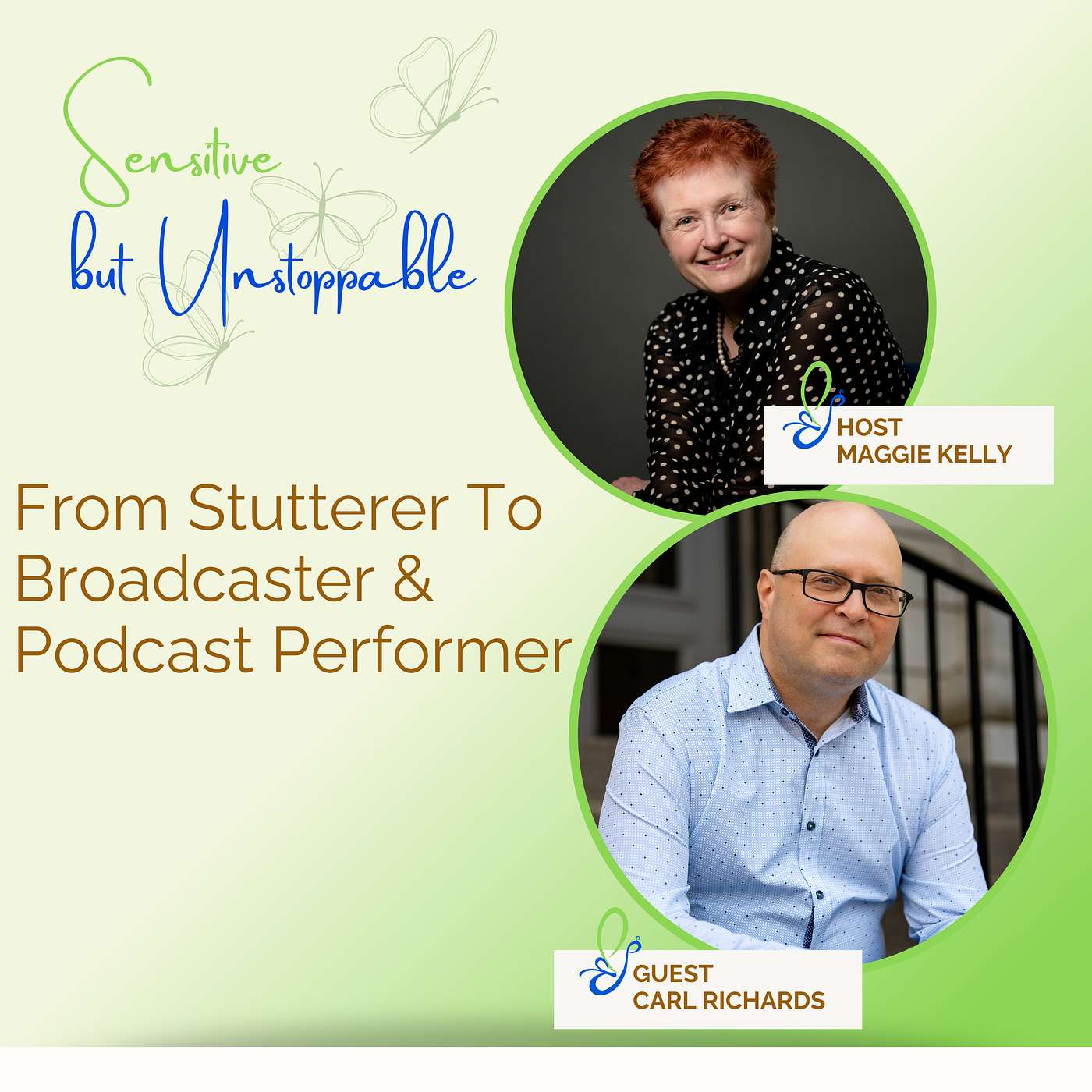 E05. From Stutterer To Broadcaster & Podcast Performer: My Conversation With Carl Richards