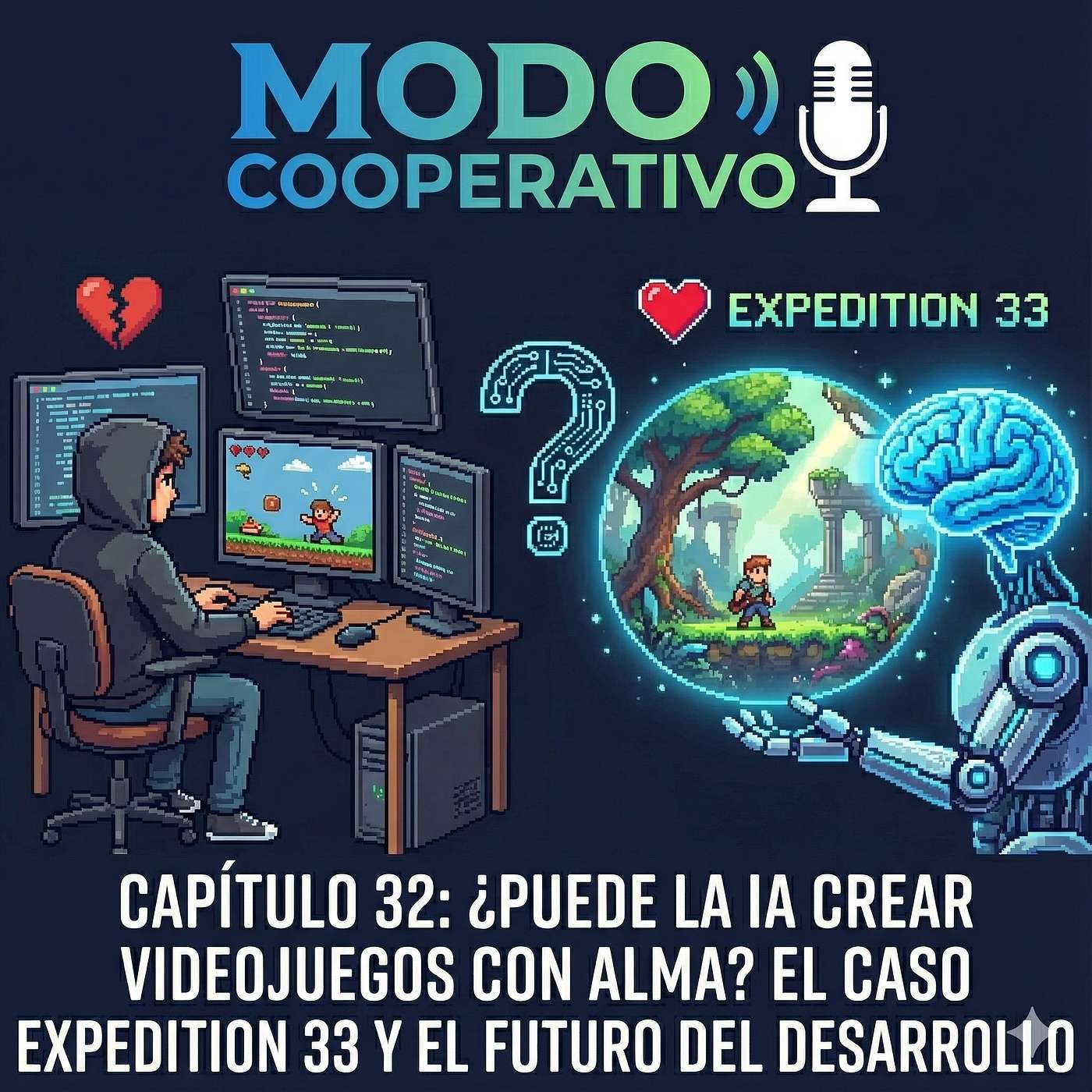Episodio 32: ¿Puede la IA crear videojuegos con alma? El caso Expedition 33 y el futuro del desarrollo episode artwork