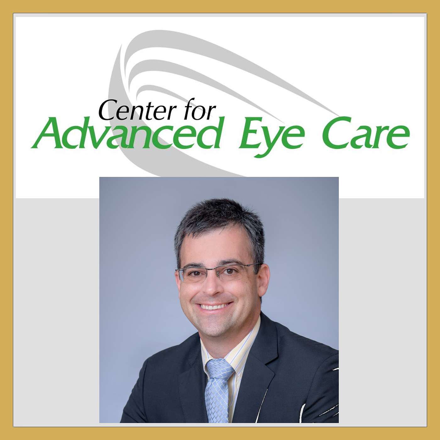 Meet Dr. Derek Ohlstein - Center for Advanced Eye Care