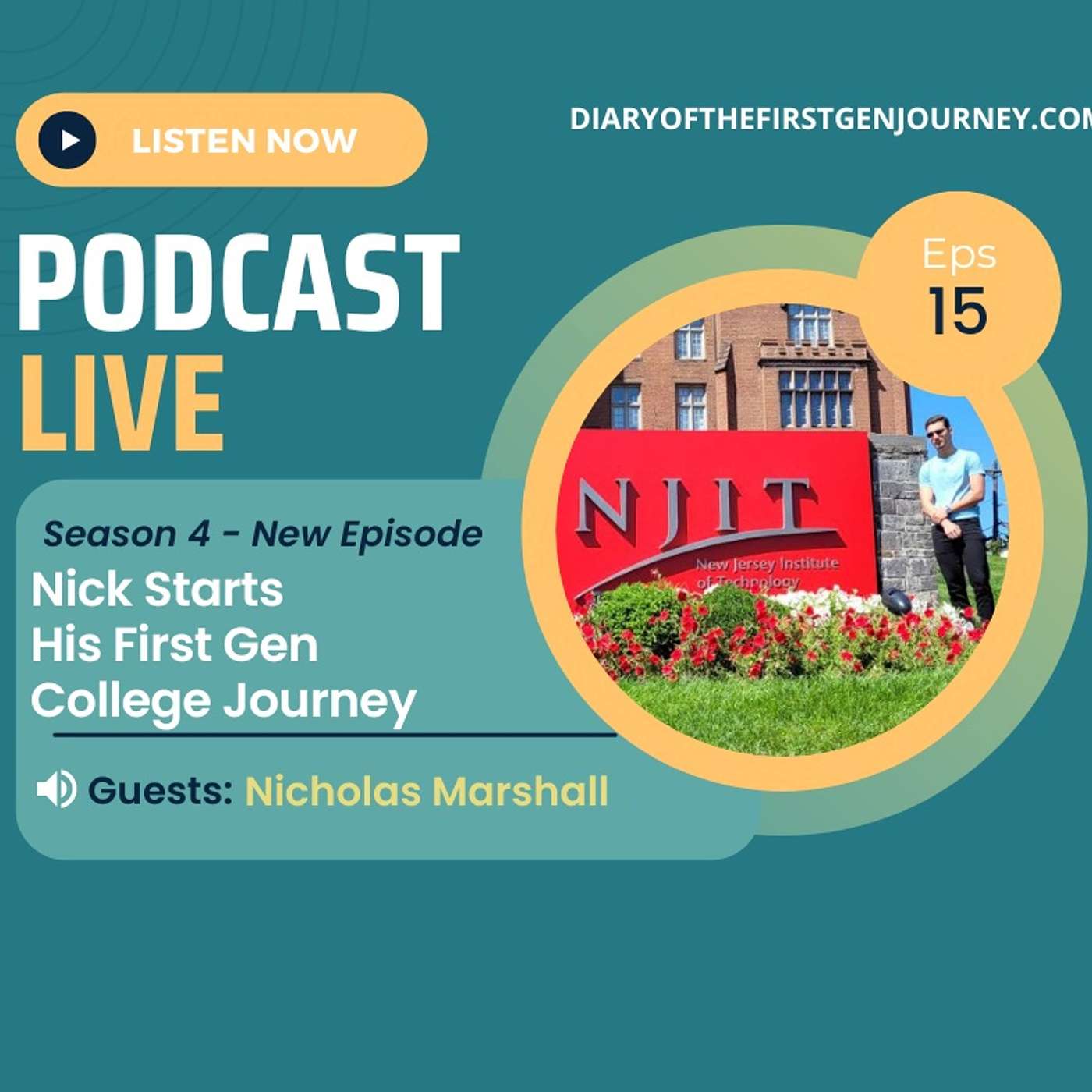 E15 - Nick Starts His First Gen College Journey