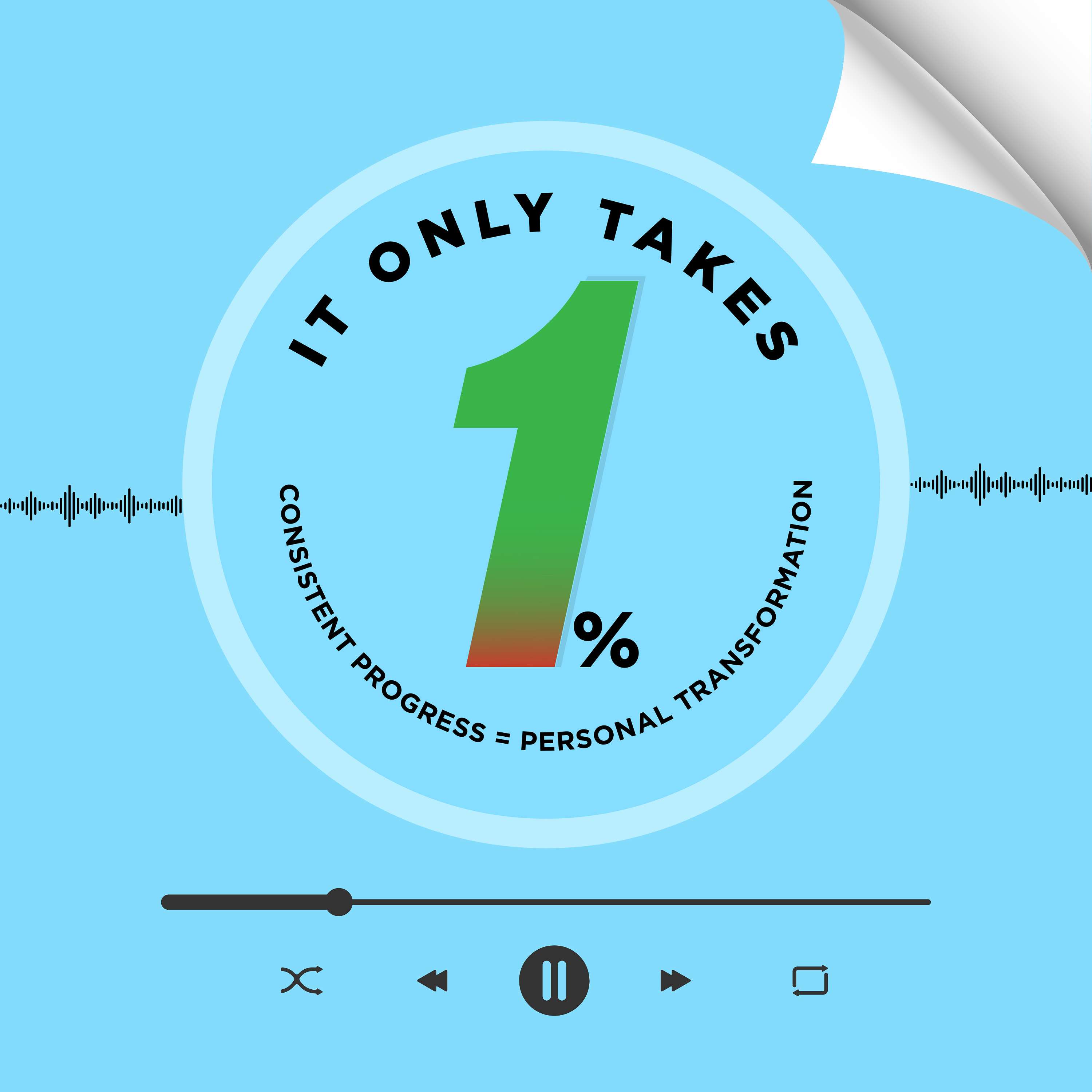 It Only Takes 1% podcast artwork