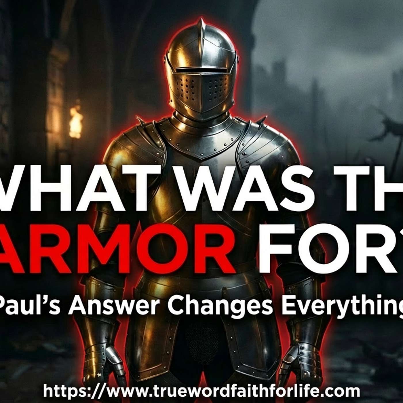 What Was the Armor For?  Series Finale'!
