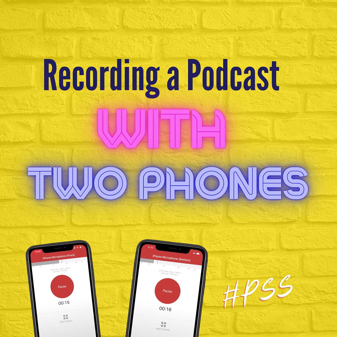 Recording a Podcast with 2 Phones