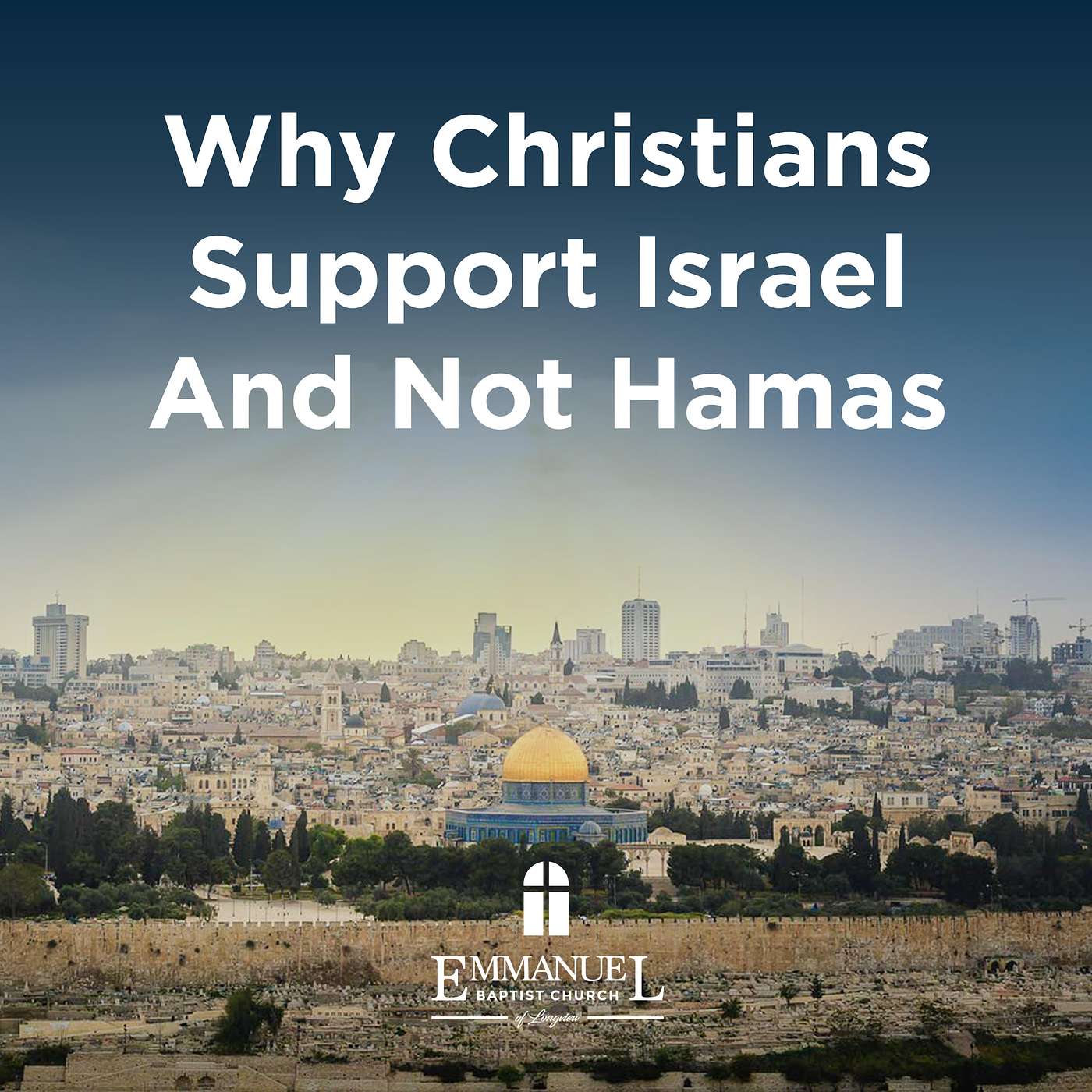 Why Christians Support Israel and Not Hamas - Sunday PM 10/15/2023  - Pastor Bob Gray II episode artwork