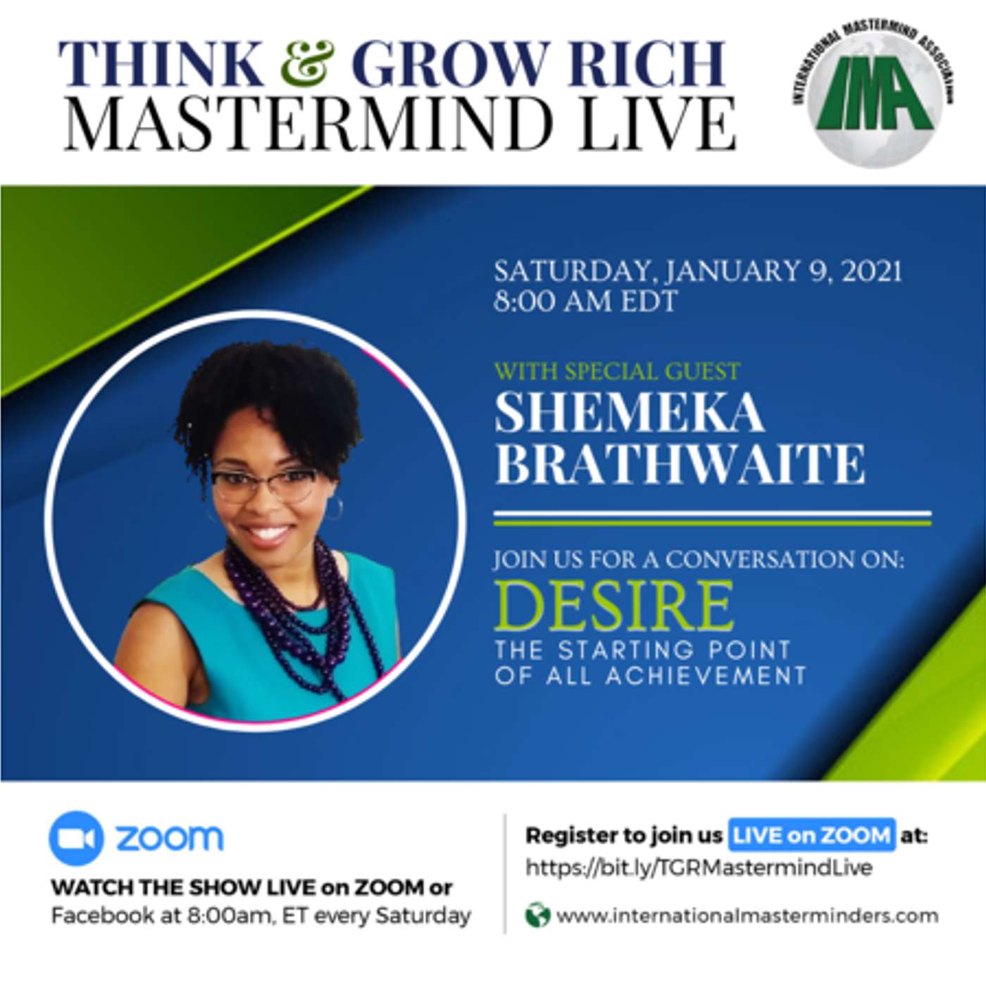 Think and Grow Rich Mastermind with Shemeka Brathwaite - Desire episode artwork