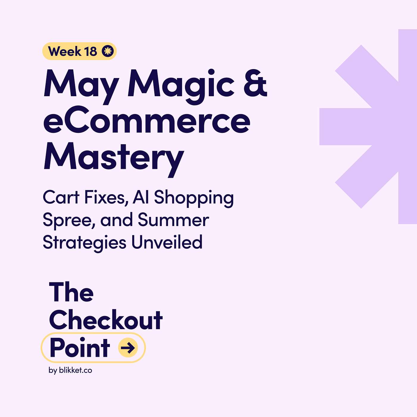 The Checkout Point by Blikket.co - Weekly eCommerce Insights Digest