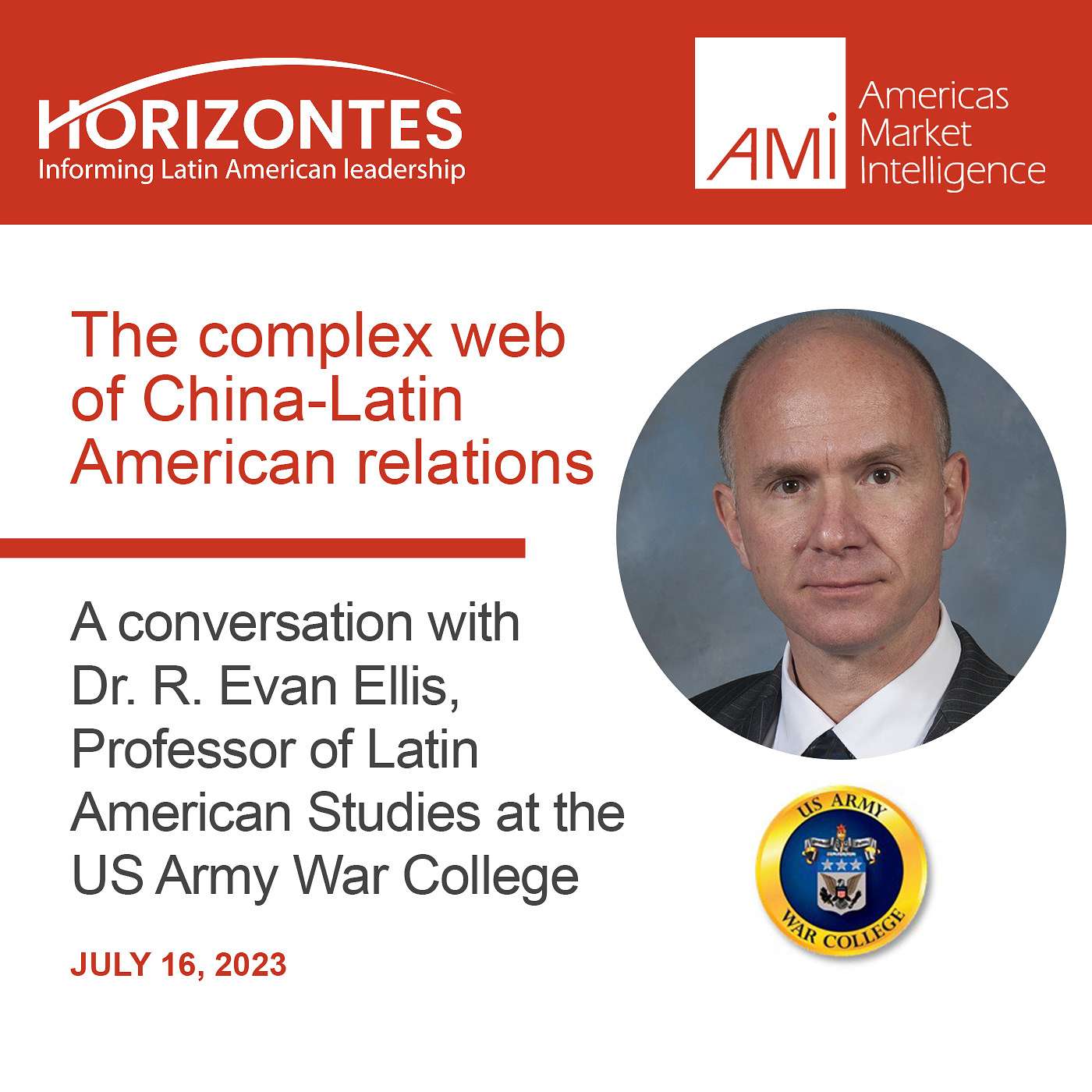 The Complex Web of China-Latin American Relations - an insightful conversation with Dr. R. Evan Ellis episode artwork