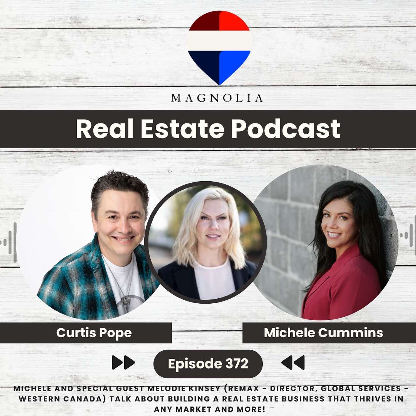SEAS8 - 372 - Michele Cummins and REMAX Director, Global Services - Western Canada, Melodie Kinsey, talk about building a real estate business that thrives in any market! episode artwork