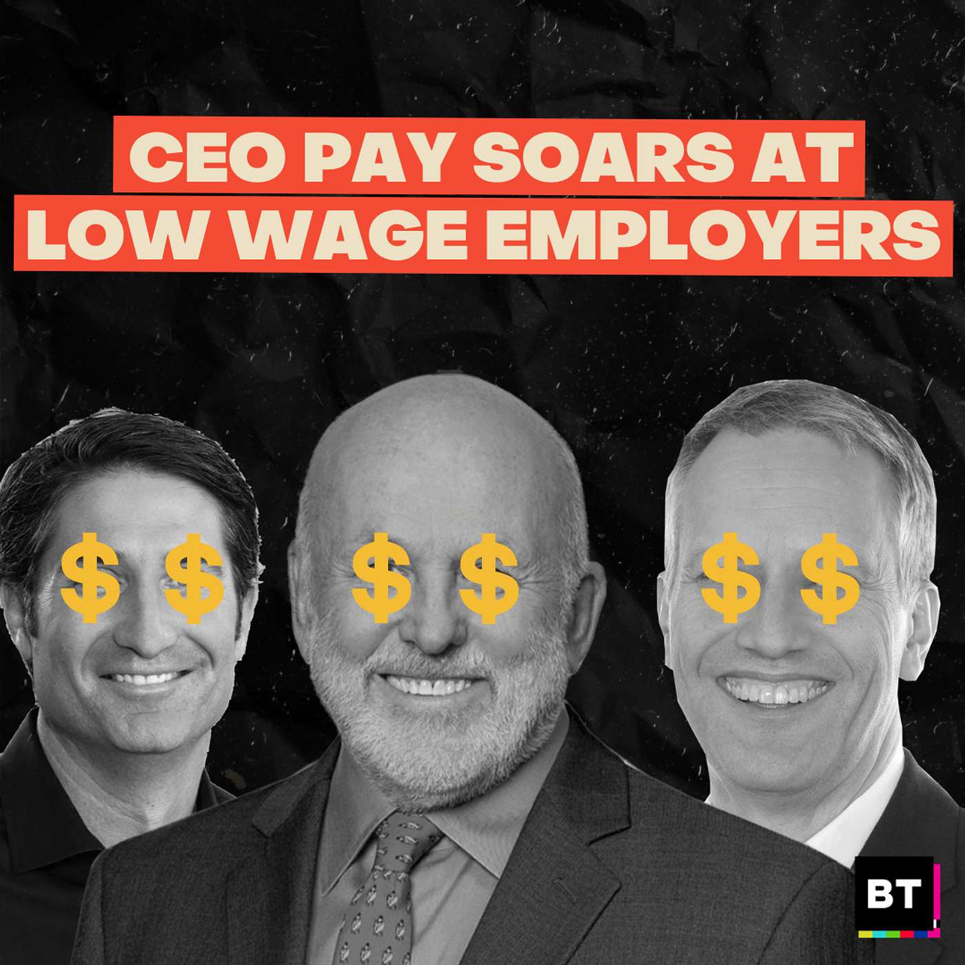 CEO Pay Soars At Low Wage Employers episode artwork