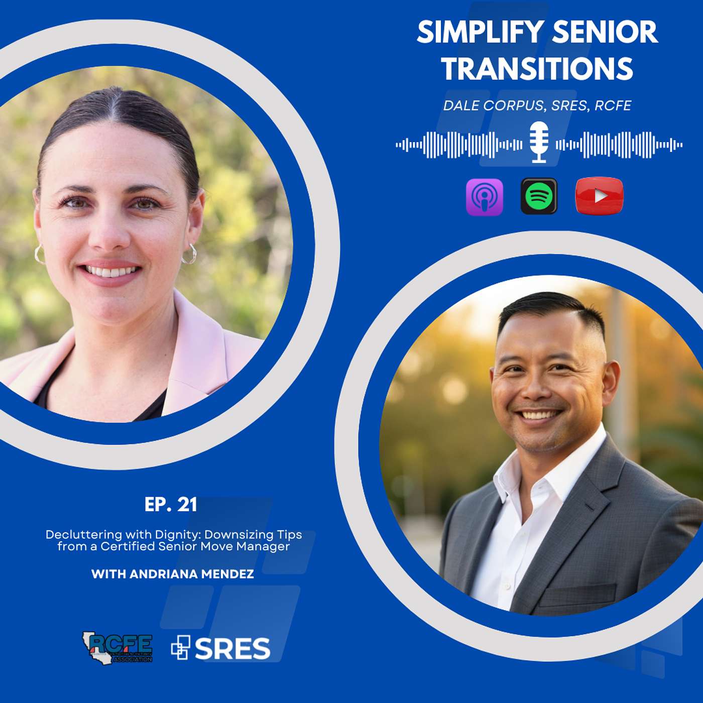 EP21 - Downsizing Without the Stress: Senior Moving Tips with Andriana Mendez episode artwork