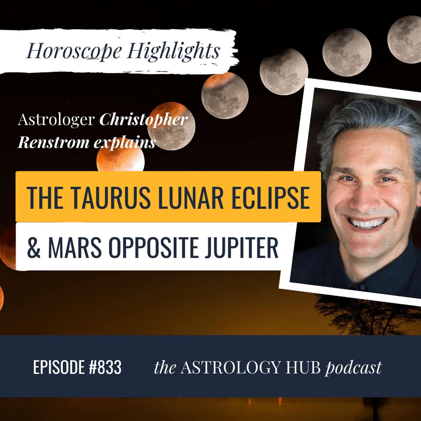 [HOROSCOPE HIGHLIGHTS] The Last Taurus Lunar Eclipse Portal explained by Astrologer Christopher Renstrom