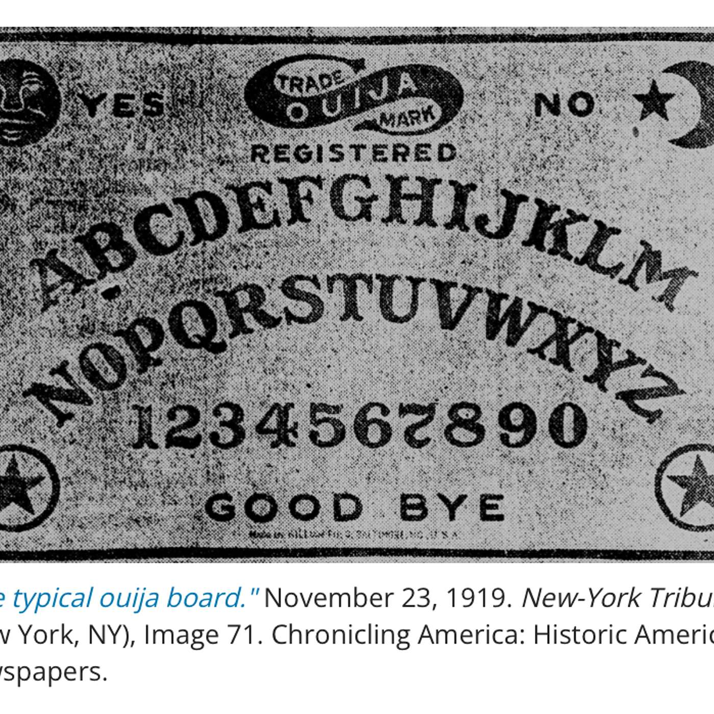 Ouija Board and Frankenstein