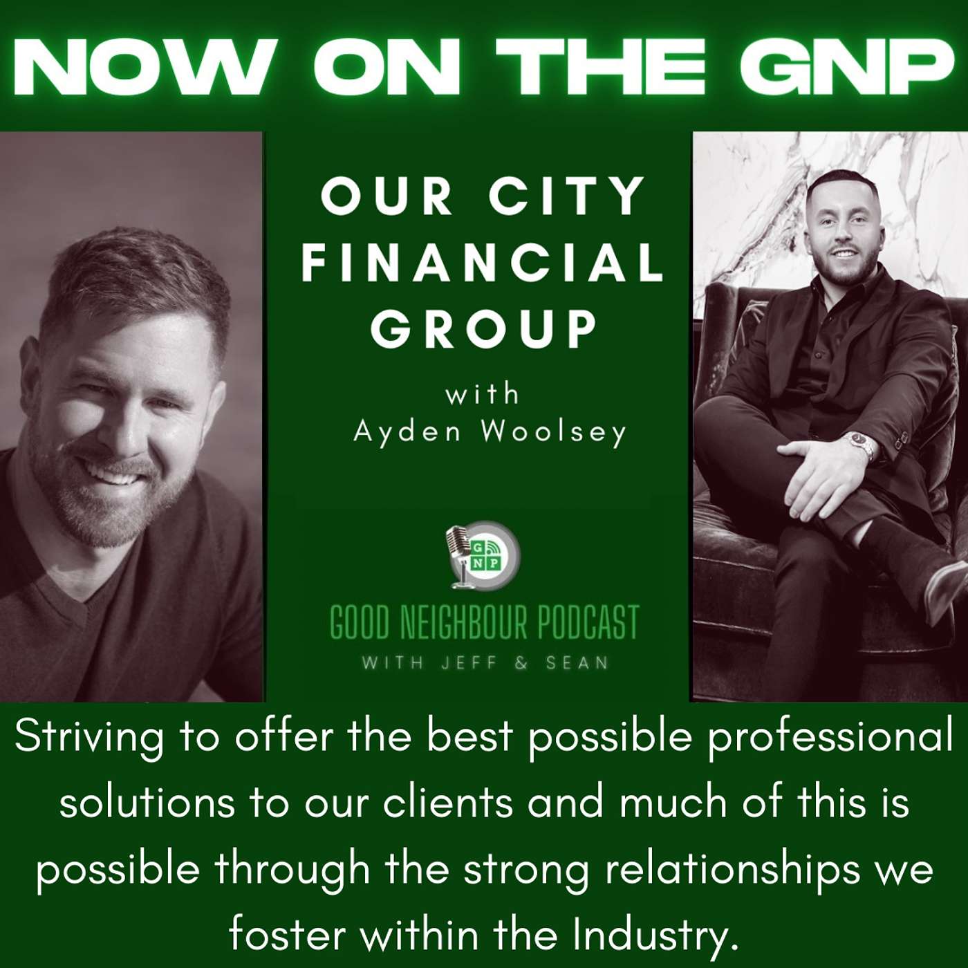Ayden Woolsey of Our City Financial Group episode artwork