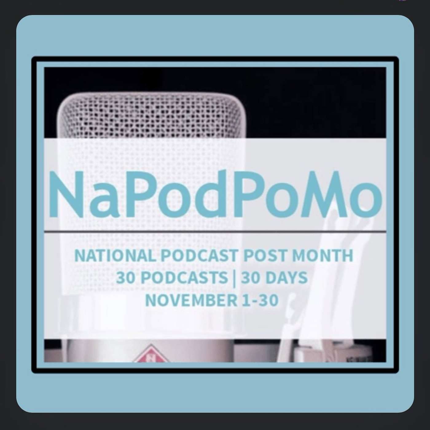 BONUS - National Podcast Post Month - New Podcast Episodes Every Day in November - NaPodPoMo