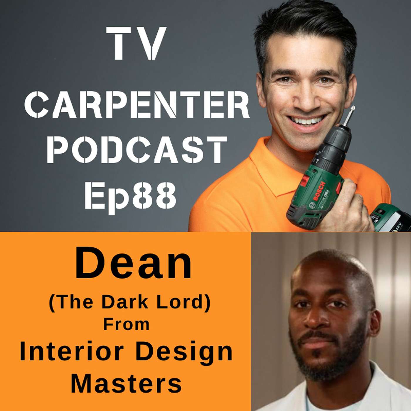 Wayne chats with Dean Powell (The Dark Lord) from Interior Design Masters
