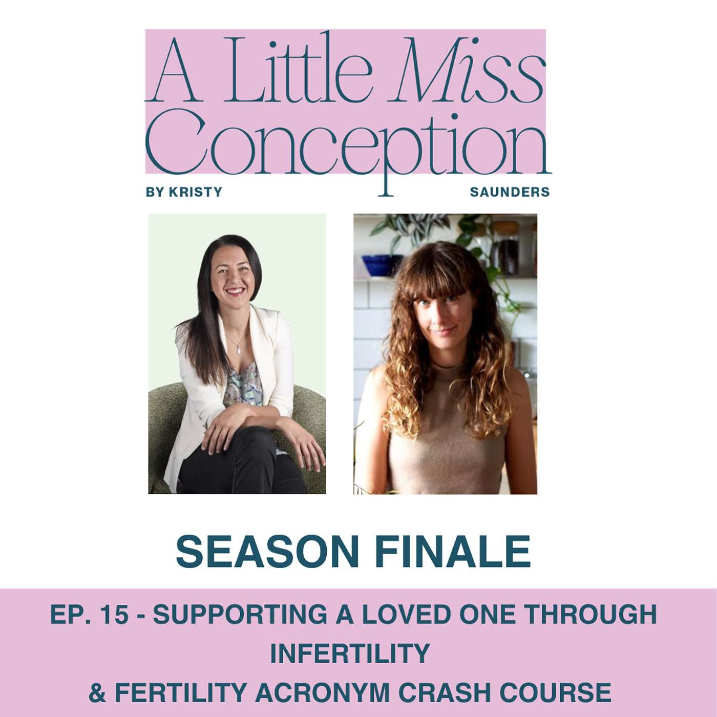 Ep. 15 - Supporting a loved one through Infertility & A Fertility Acronym crash course episode artwork