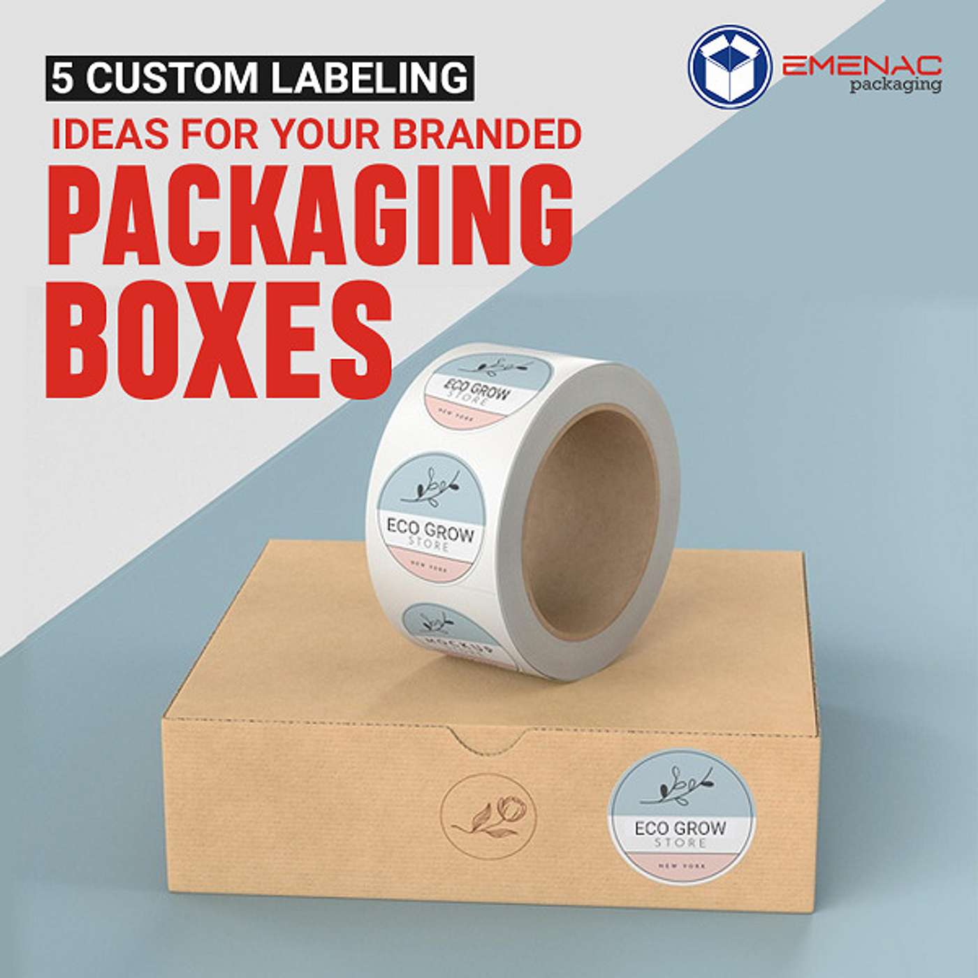 5 Custom Labeling Ideas for Your Branded Packaging Boxes