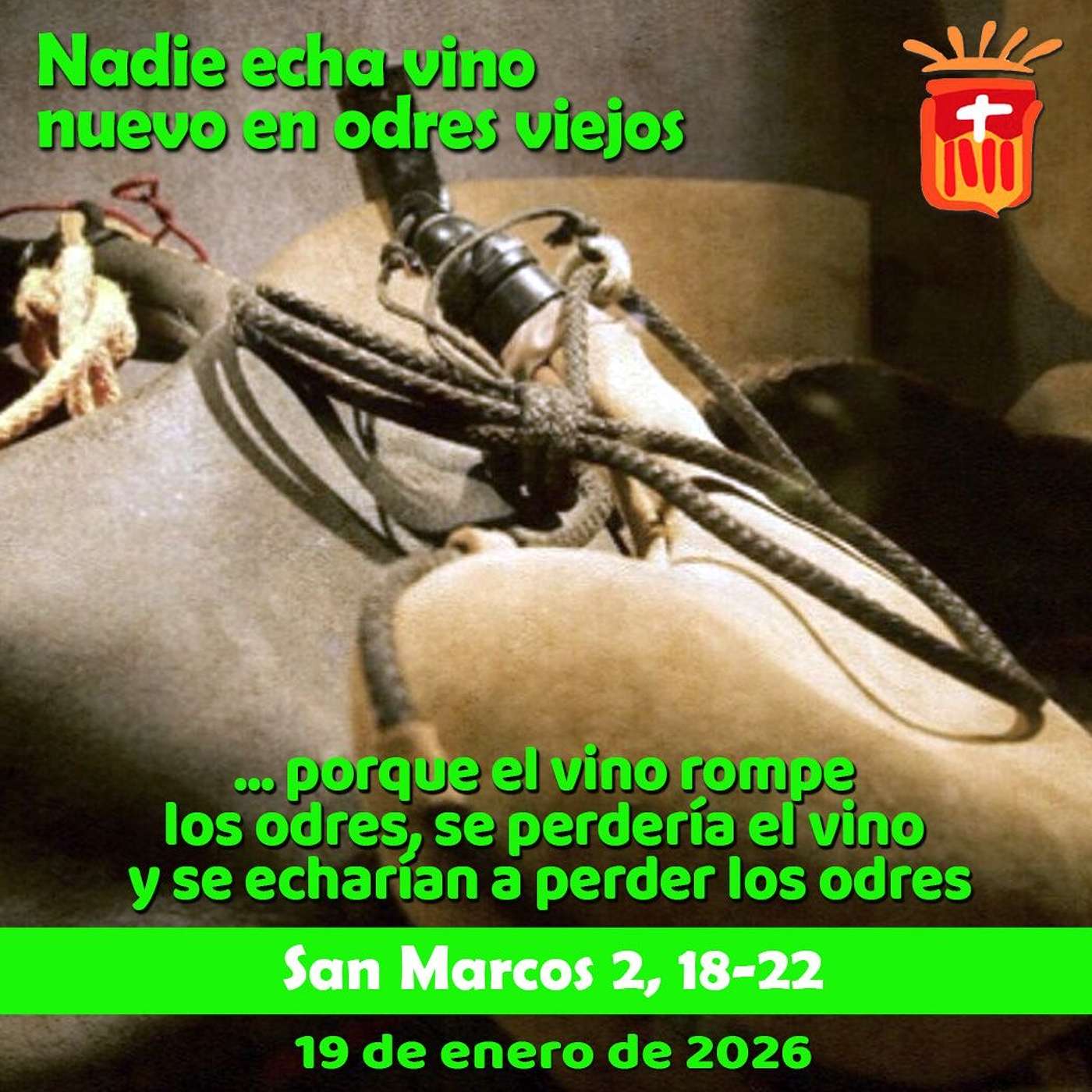 2026-01-19 San Marcos 2, 18-22: Lunes II Ordinario 2026-01-19 San Marcos 2, 18-22: Lunes II Ordinario