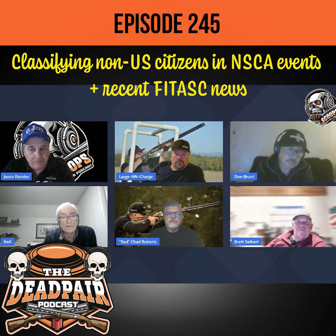 245, Classifying non-US citizens in NSCA events + recent FITASC news.
