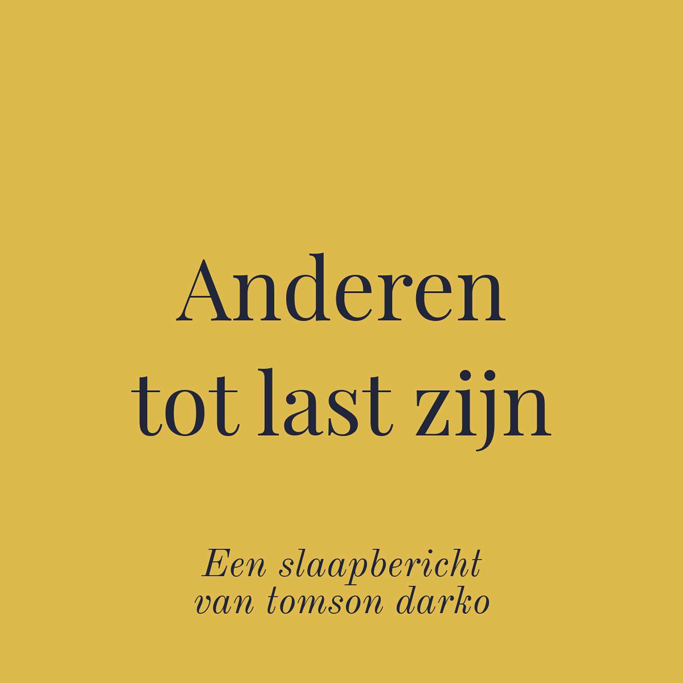 Waarom maak ik andermans probleem mijn probleem?
