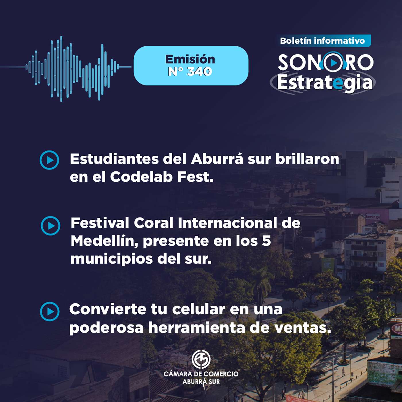Boletín Sonoro Estrategia N°340 – Septiembre 05 de 2025 episode artwork