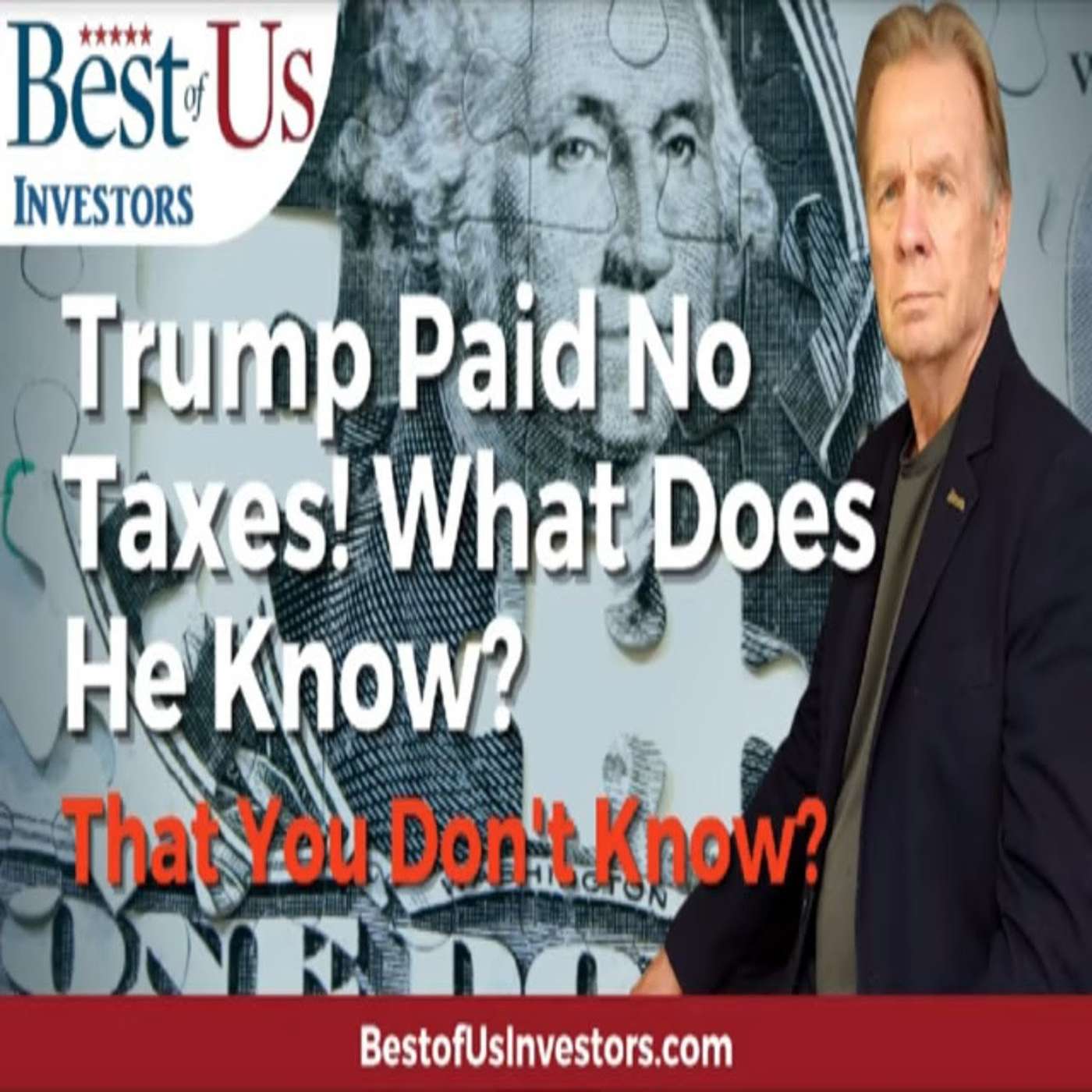 cover of episode How Did Trump Avoid Paying Taxes? Learn From The Donald!