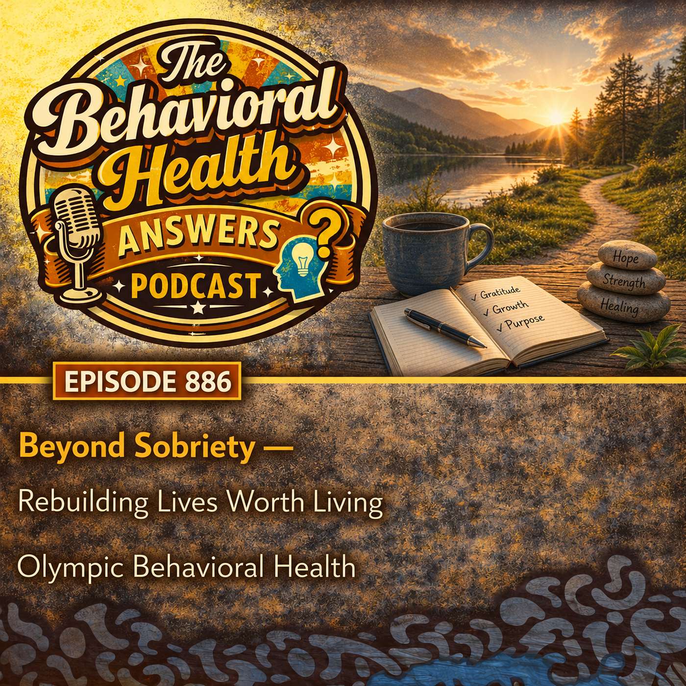 Episode 886: Beyond Sobriety - Rebuilding Lives Worth Living | Olympic Behavioral Health episode artwork
