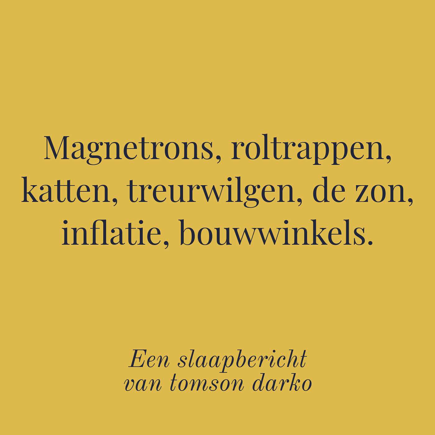 20 dingen waar tomson darko van houdt. 20 dingen die tomson darko haat. episode artwork