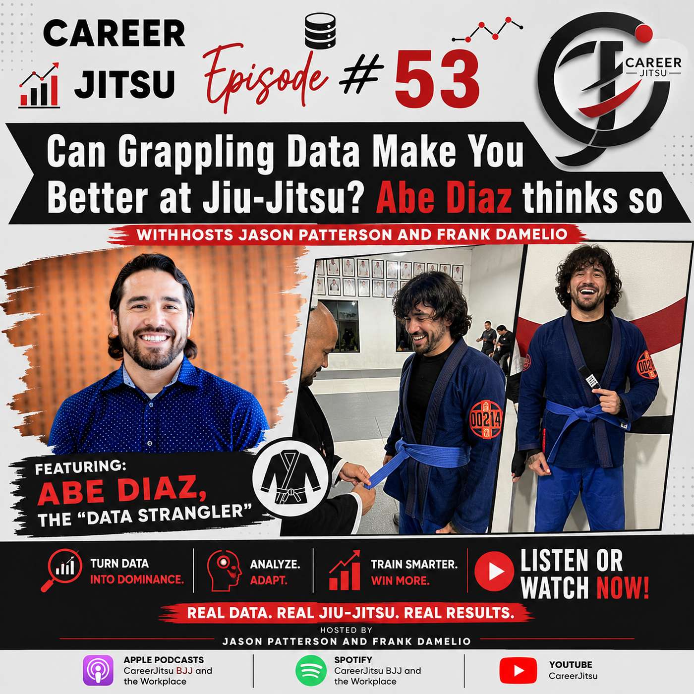 CareerJitsu Episode 53: Can Grappling Data Make You Better At Jiu-Jitsu; Substats Founder Abe Diaz Thinks So