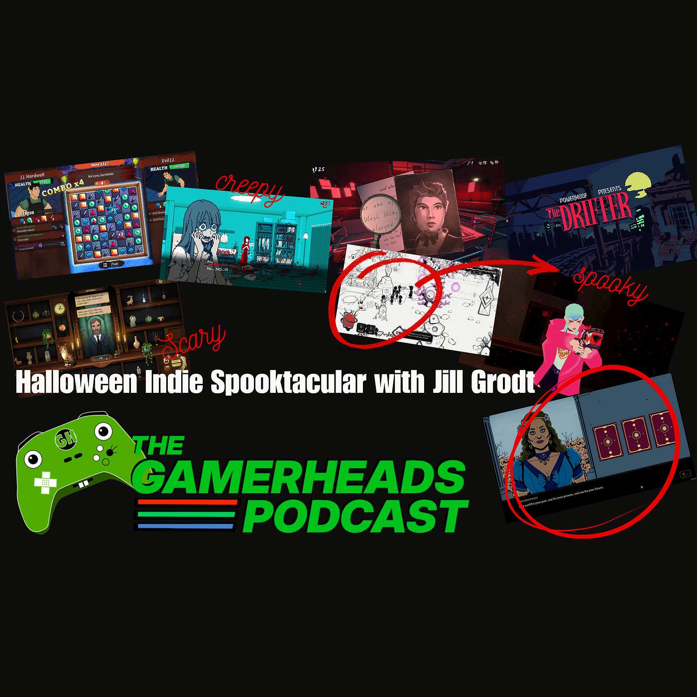 Halloween Indie Spooktactular with Jill Grodt | The Gamerheads Podcast Halloween Indie Spooktactular with Jill Grodt | The Gamerheads Podcast