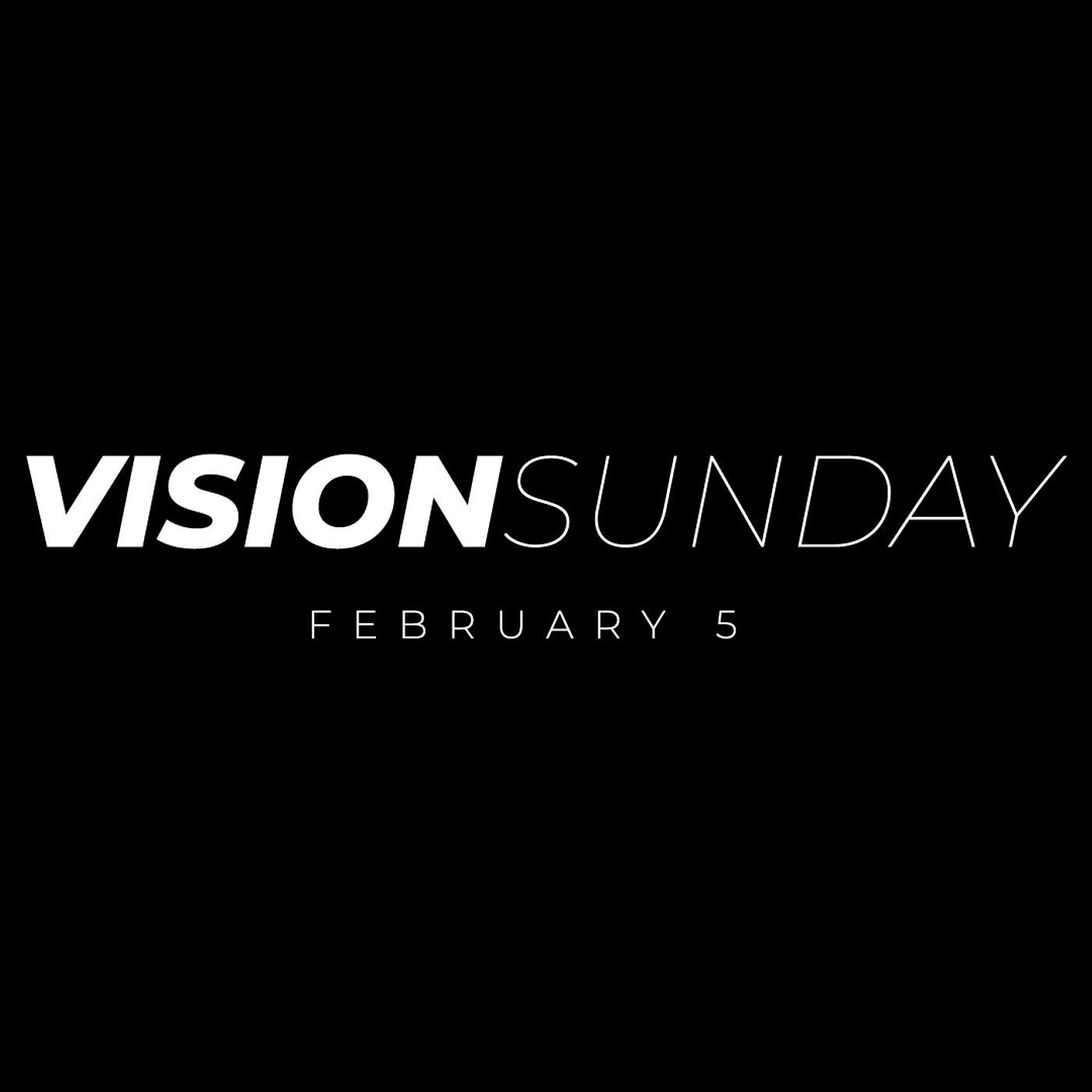 Vision Sunday