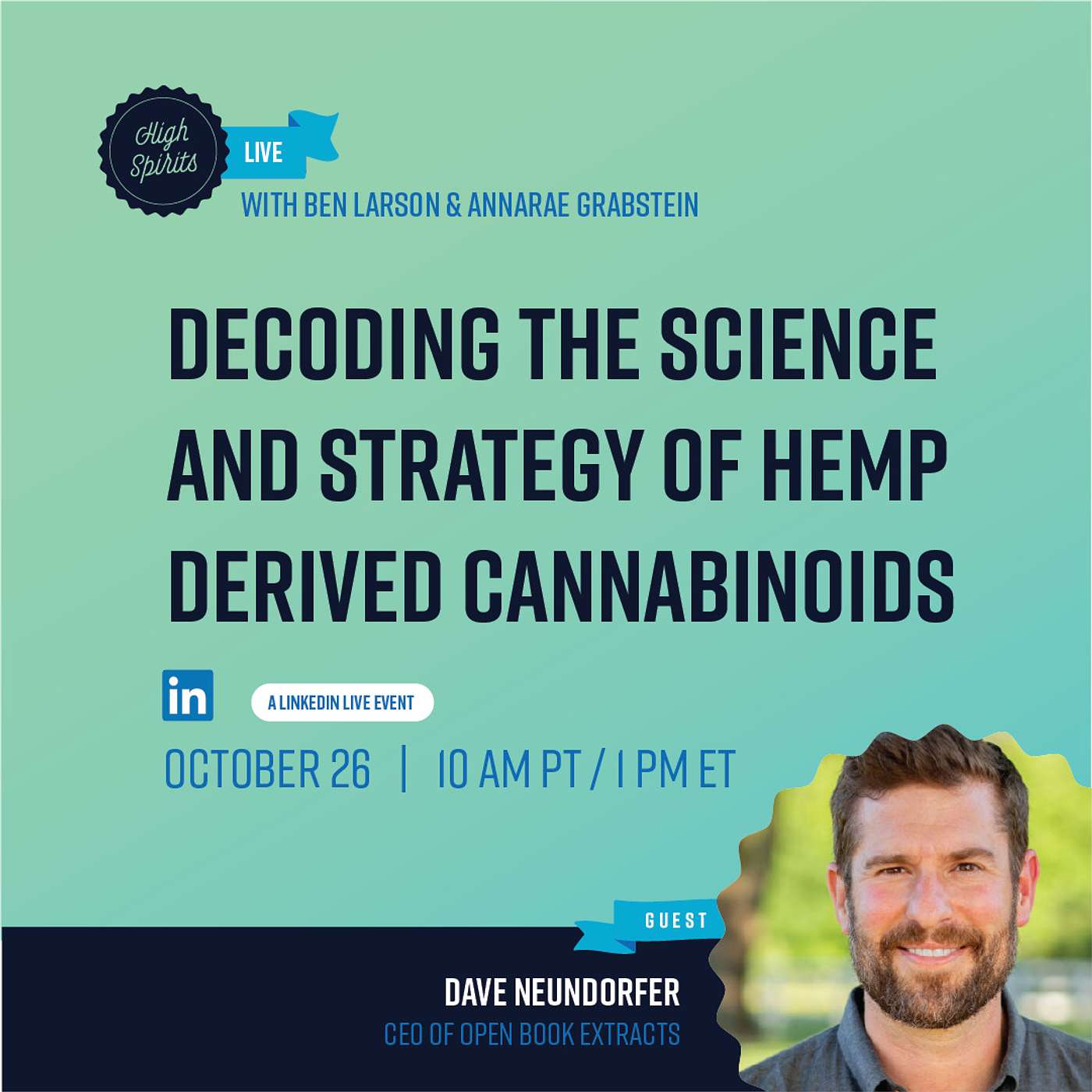 #015 - Decoding the Science and Strategy of Hemp Derived Cannabinoids w/ Dave Neundorfer