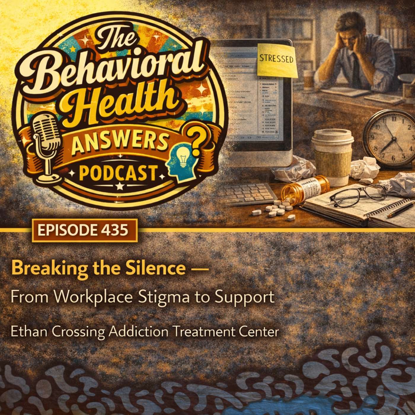 Episode 435: Breaking the Silence - From Workplace Stigma to Support | Ethan Crossing Addiction Treatment Center episode artwork