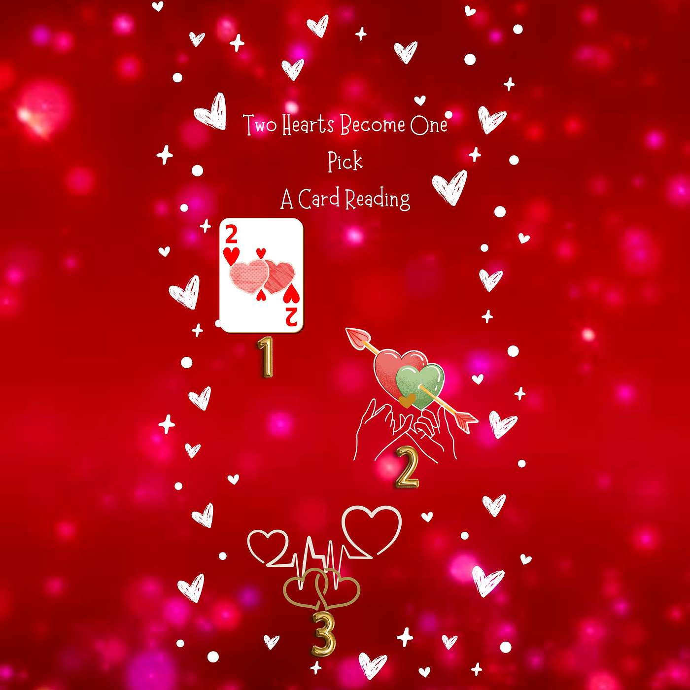 Two Hearts Become One Pick A Card Reading 2 of Hearts of Arrow #2 episode artwork