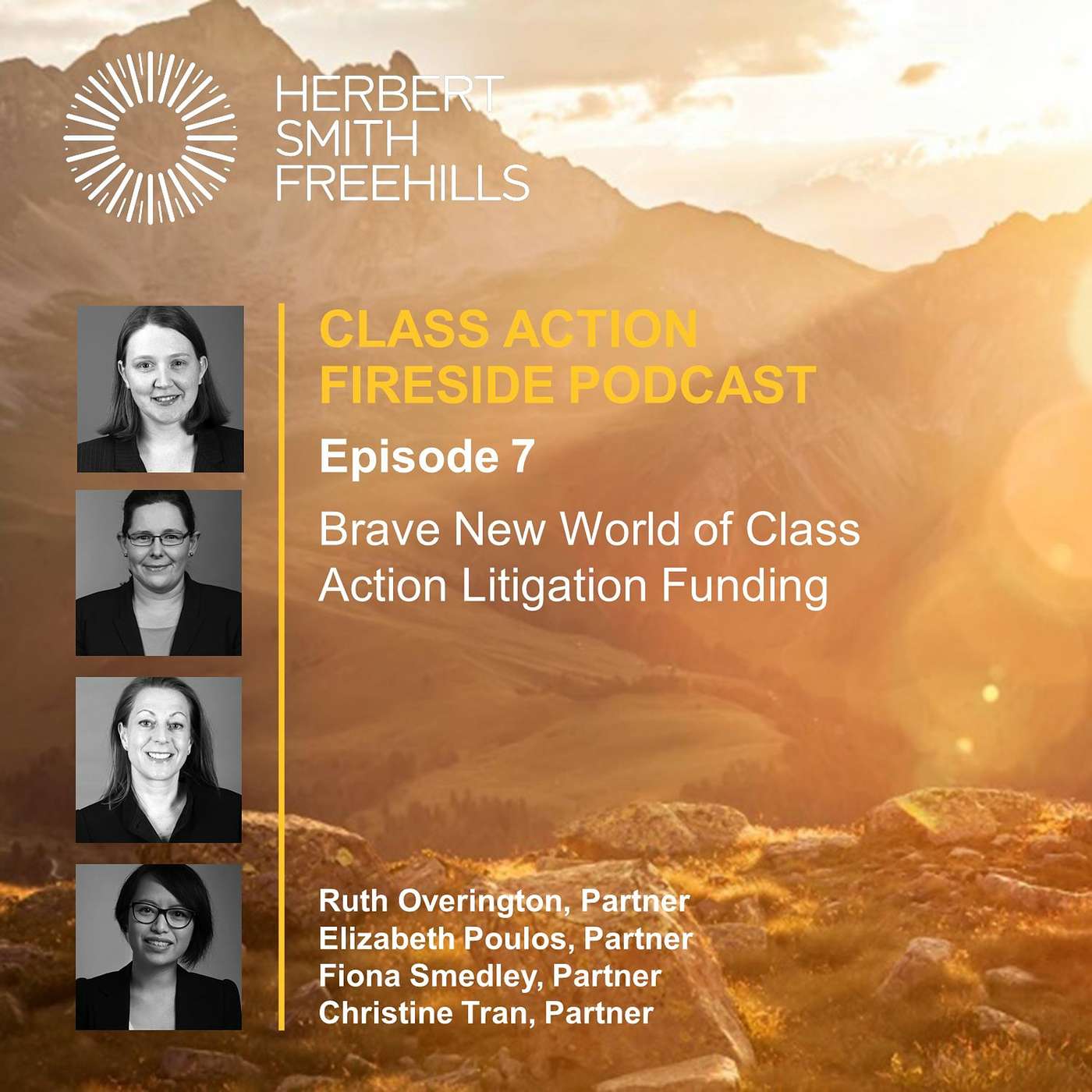Class Action Fireside EP7: Brave New World of Class Action Litigation Funding episode artwork
