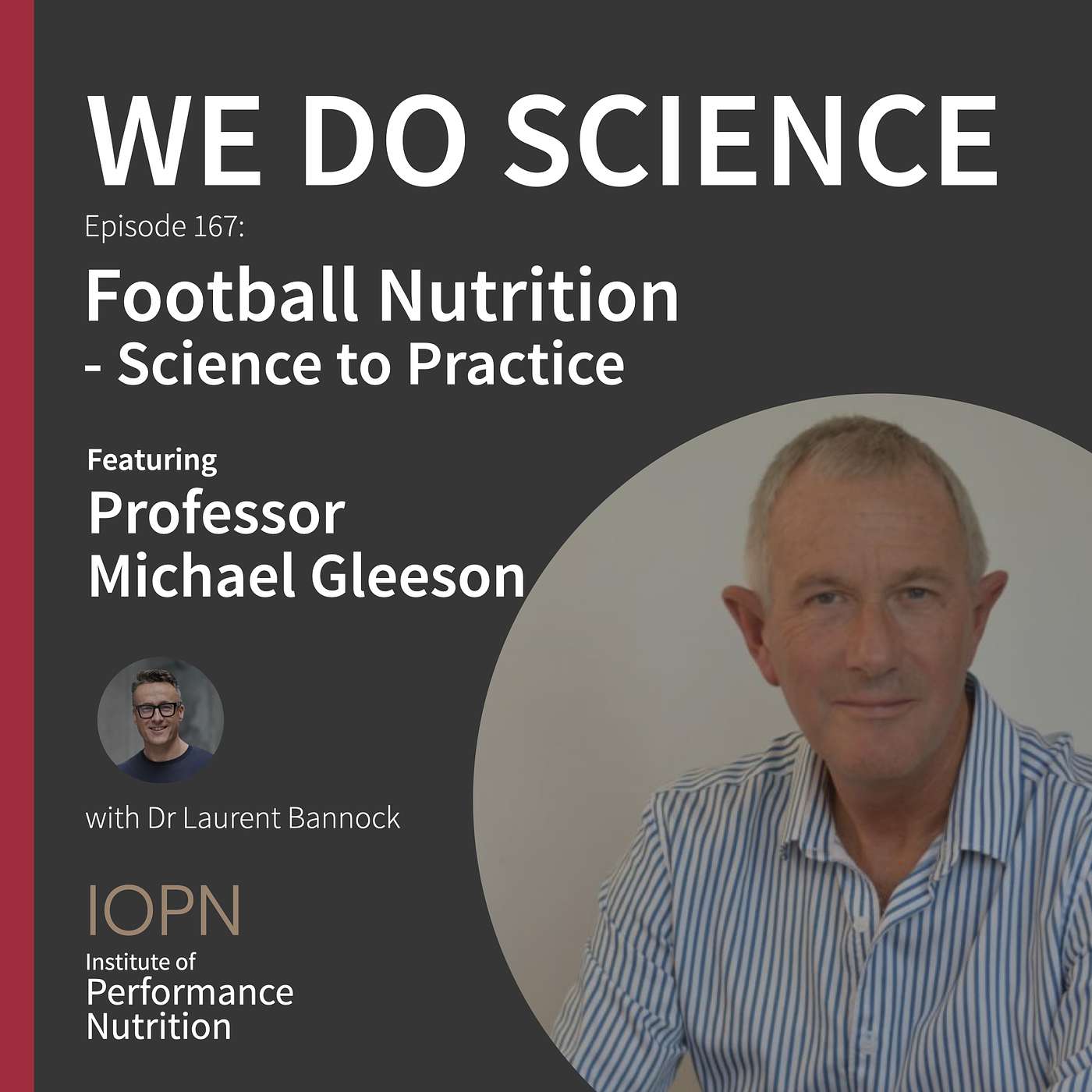 cover of episode "Football Nutrition: Science to Practice" with Professor Michael Gleeson
