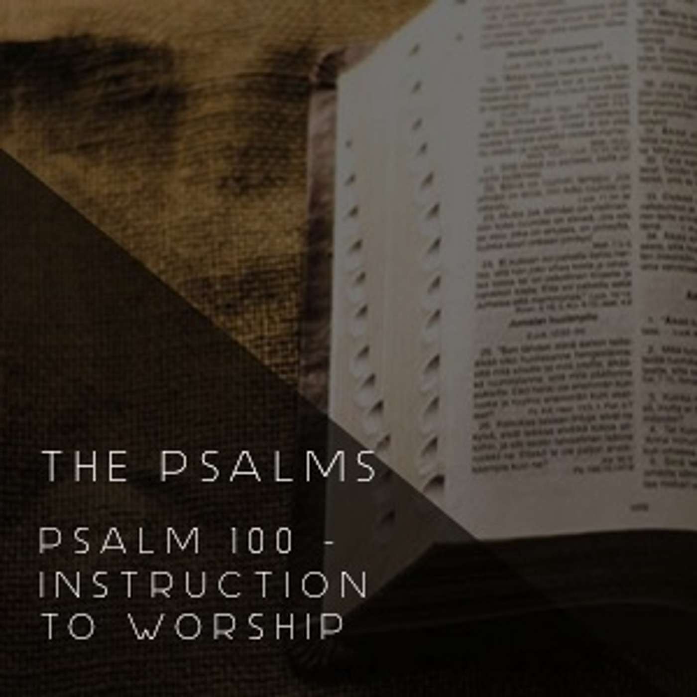 The Psalms - Psalm 100 - Instruction In Worship - Fraser Dodds episode artwork