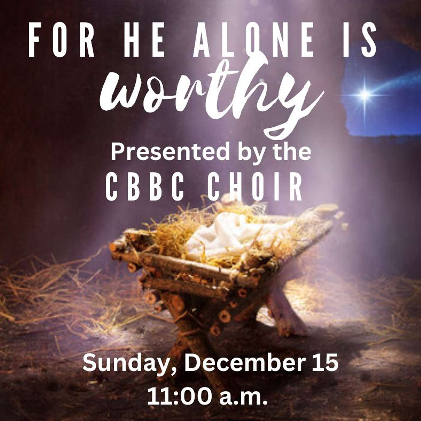 Christmas Cantata & Sermon 2024
