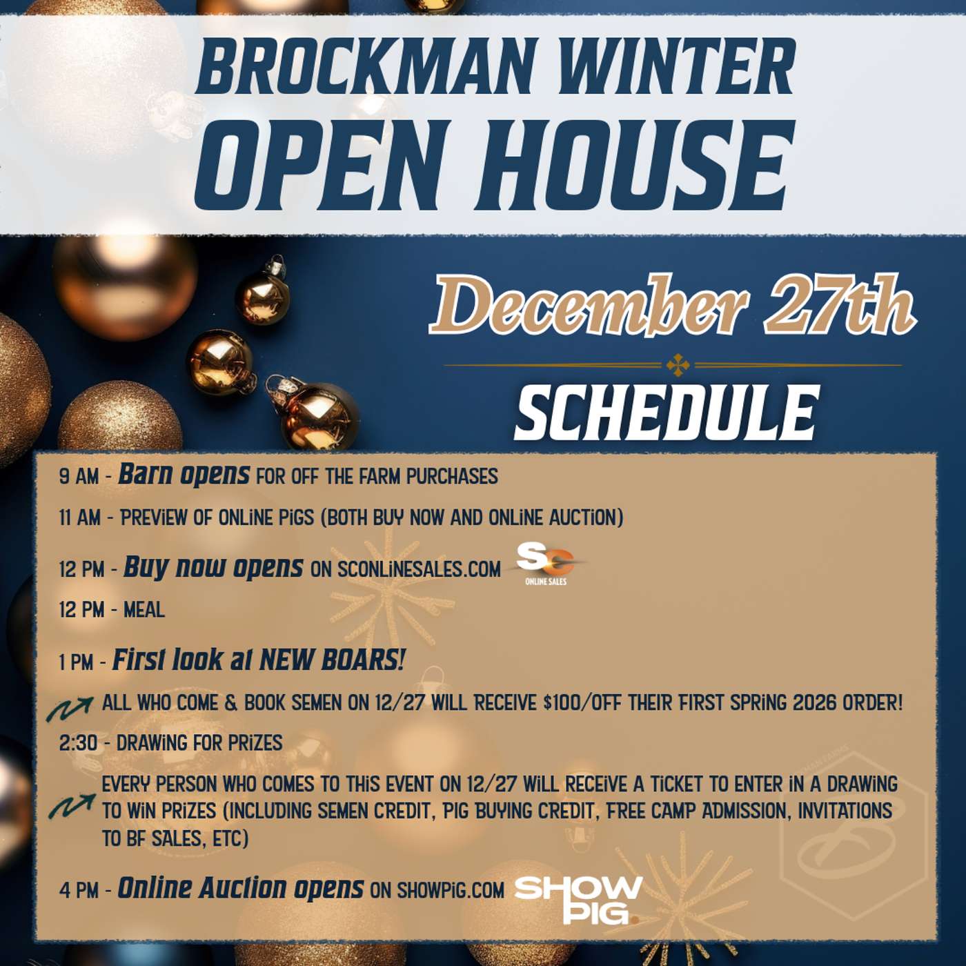 YOUR INVITED - Brockman Farms Winter Open House 2025 episode artwork