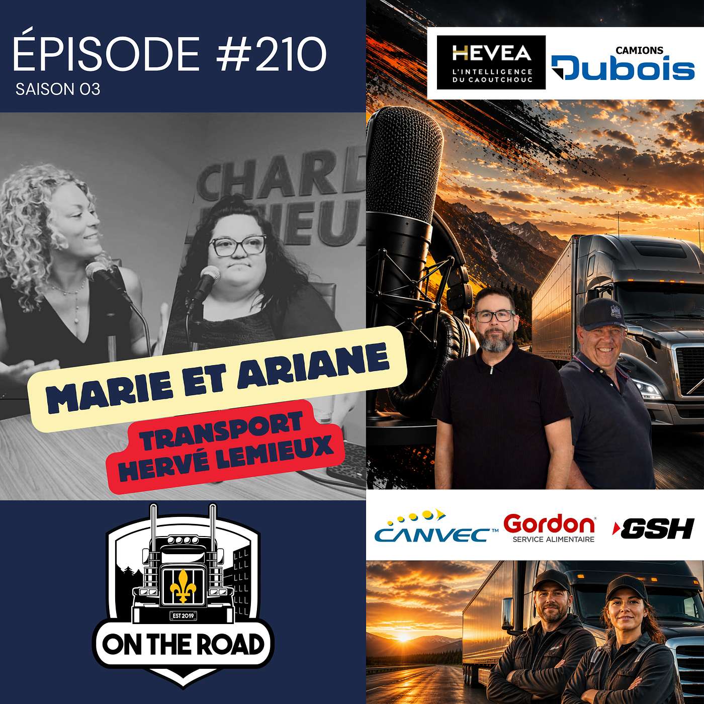 🎙 Épisode 210 – On the road Québec avec Transport Hervé Lemieux episode artwork